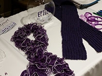Echarpes violetas para la epilepsia